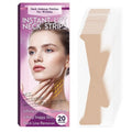 Bocello 20PCS Neck Tape Lifting Invisible, Neck Lift Tape, Reusable Face Lifting Tape Invisible, High Elastic Strips for Double Chin Ne-ck Jowls, Improve Ne-ck Lines and Wrinkles