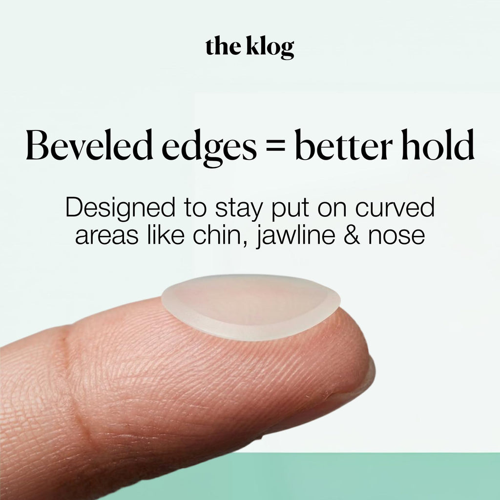 The Klog Soft Shield Pimple Patches by Soko Glam, Korean Facial Skin Care Hydrocolloid Acne Patches for Face & Body, Invisible Zit Stickers 10mm & 14mm, Vegan & Cruelty Free, 126 Dots (Pack of 3)