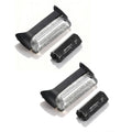 2 Pack 10B 190s-1 Replacement Foil and Cutter Compatible with Br-aun Series 1/C-ruzer, 10B/20B 1000/2000 Series, Foil & Blade Set Fits for 170 180 190 1715 1735 1775 5728 5729 170S