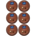 Vaseline Cocoa Glow Body Cream 6-Pack – Pure Cocoa Butter 48H Moisturizing Cream for Dry Skin, Travel-Size, 2.53 Fl Oz Ea