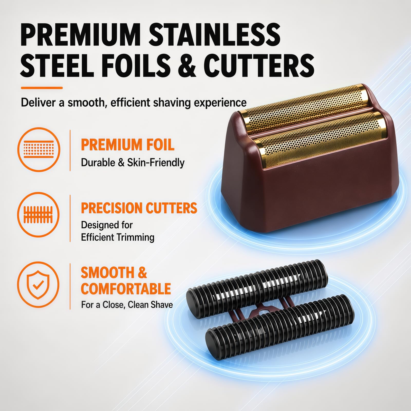 Shave Replacement Head, Compatible with Wahl 7031-100/7043-100 Foil&Cutter