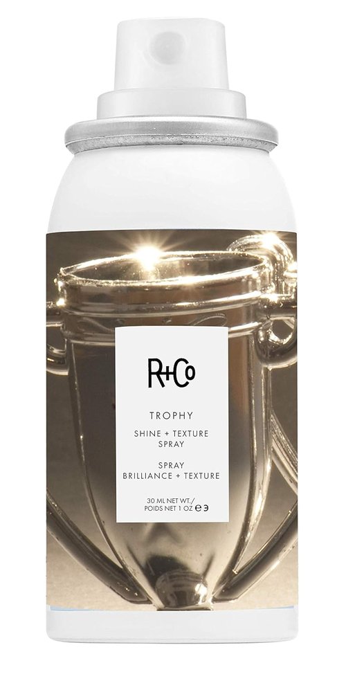 R+Co Trophy Shine Texture Spray - Flexible Hold & Dry Shine for Instant Volume | Vegan & Cruelty-Free | 0.5 Oz