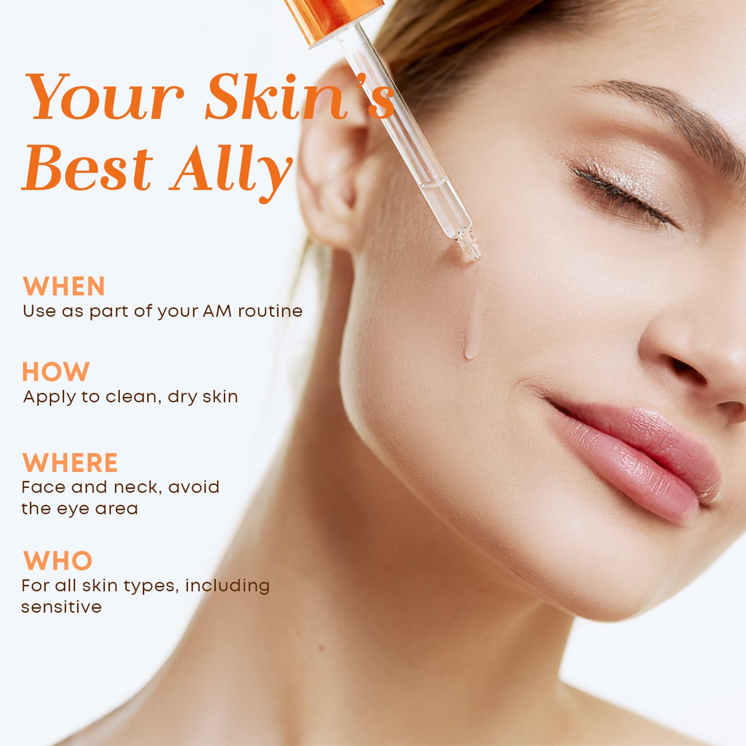 Glow Elixir Vitamin C Serum for Face with Collagen, Dermatologist Tested