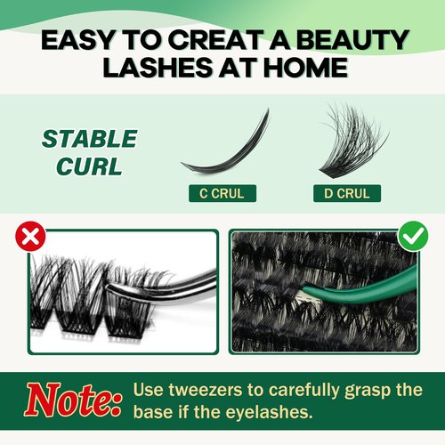 KEYYOU Lash Clusters 280Pcs 100D Long 10-18MIX Lash Spikes Eyelash Clusters Volume Individual Lashes DIY Spiky Lash Extension Cluster Eyelash Extensions(100D&Spikes-D-12-20MIX+13-21MIX)