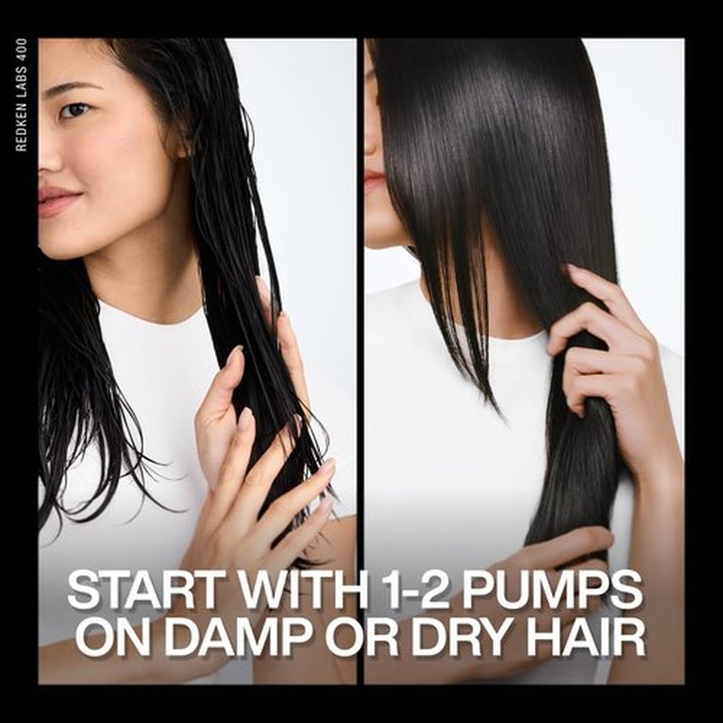 Redken Naked Gloss Shine Hair Oil - Adds Shine & Enhances Color Vibrancy, Lightweight Heat Protectant, Frizz Control, Infused with Omega-9, For Dull or Color-Treated Hair