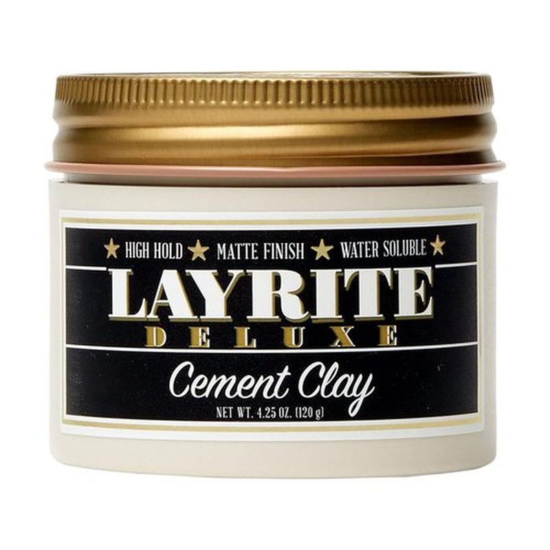 Layrite Cement Clay - Strong Hold Hair Styling Clay | 1 Count for All-Day Control