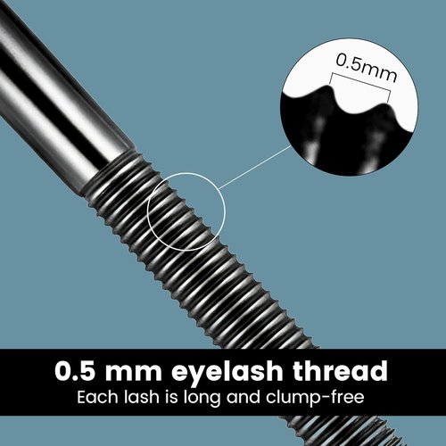 Steel Tube Eyelash Primer - Waterproof Curling Mascara for Long-Lasting, Smudge-Free Wear (1 Pc)