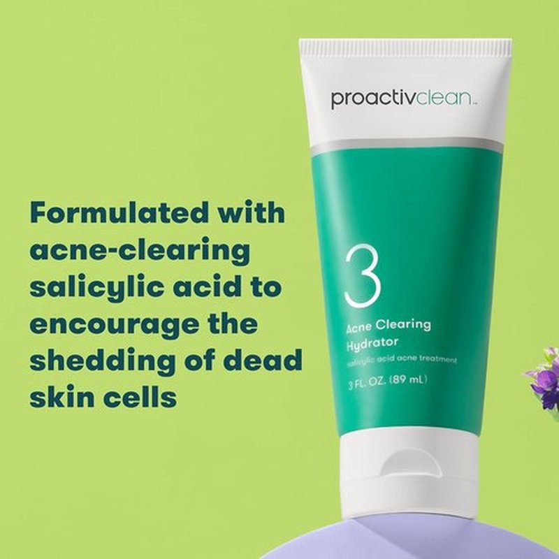Proactiv Clean Acne Clearing Hydrator | Gentle Daily Moisturizer for All Skin Types - 3oz with Salicylic Acid & Vitamin E