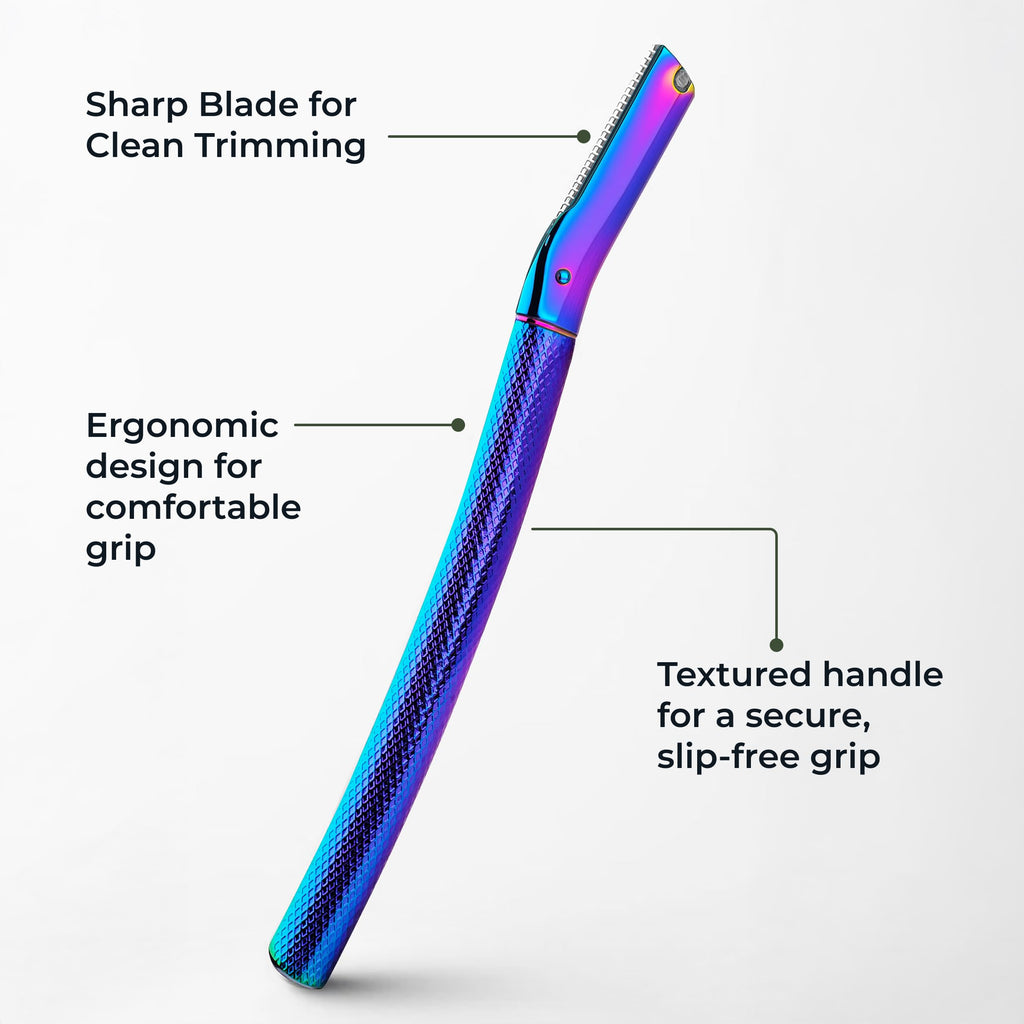 ZOMCHI Eyebrow Razor for Women & Men, Precision Cover, Rainbow