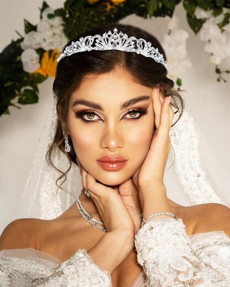TOBATOBA Silver Tiara Crowns for Women Girls Wedding Tiara Princess Tiara for Wedding Prom Quinceanera Birthday Crown Halloween Hair Accessories