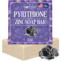 Zinc Soap Bar with Zinc Pyrithione – Gentle All-Natural Face & Body Wash – Daily Cleansing Formula for Oily, Sensitive & Blemish-Prone Skin – Exfoliating Bath Bar Skincare Cleanser – Made in USA