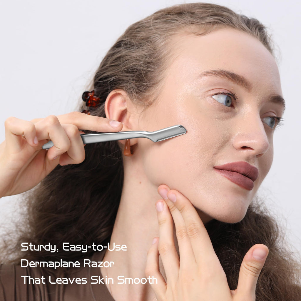 GöSol Professional Metal Dermaplaning Razors W/Extra 3 Refills