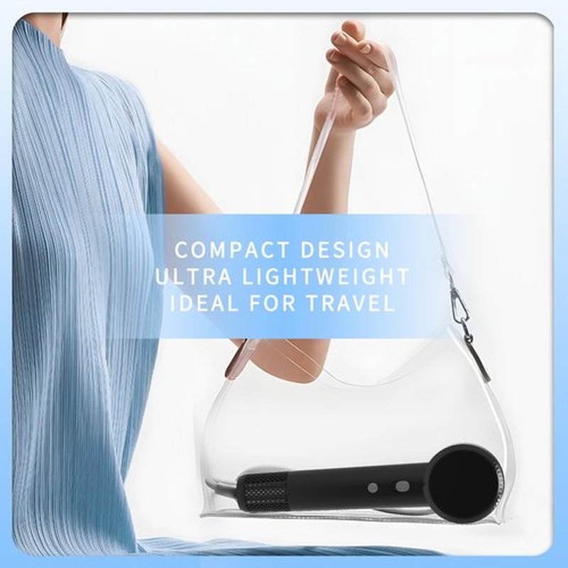 Hair Dryer for Women - 110,000 RPM Motor for Ultra-Fast Drying, 3 Temperature & 2 Speed Settings, Lightweight Design with Magnetic Nozzle, Ideal for Home and Travel