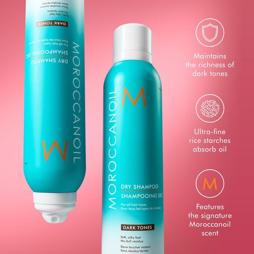 Moroccanoil Dry Shampoo for Dark Tones - Refreshing Oil Control & Volume Boost