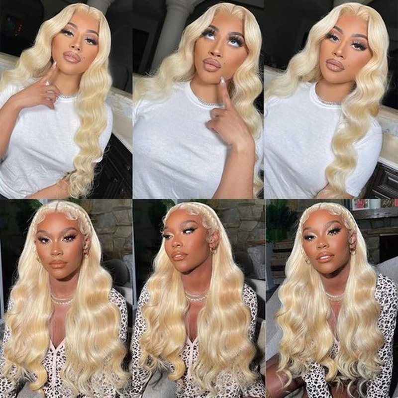Blonde Bundles Human Hair 613 Body Wave Bundle Human Hair Unprocessed Virgin Remy Hair 3 Bundles 12 14 16 Inch 613 Bundle 300g