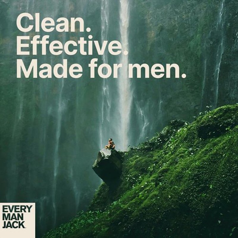 Every Man Jack Coconut + Driftwood Mens Body Wash for All Skin Types - Cleanse, Hydrate, and Smell Great - Free of Parabens, Phtalates, and Dyes - 33.8 fl oz (2 Pack)