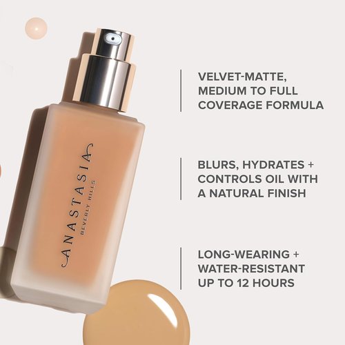Anastasia Beverly Hills - Blurring Second Skin Matte Foundation for Flawless Coverage | 30ml