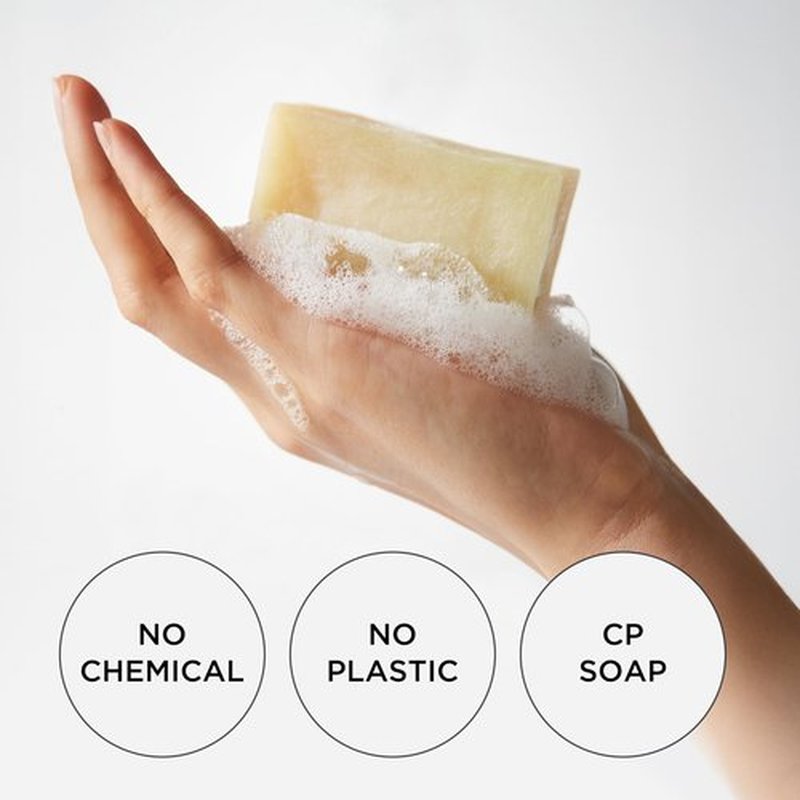 cepoLAB Biogenic Soap with 25% CLEPS®, Gentle Hydrating Cleanser – Cold Processed with Olive Oil, Shea Butter & Lavender Oil, Nourishing Skincare for Face & Body, 3.53 oz