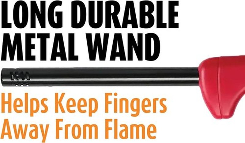 BIC Multi-Purpose Lighters - Long Metal Wand for Grills & Fireplaces | Classic Collection, 4-Pack