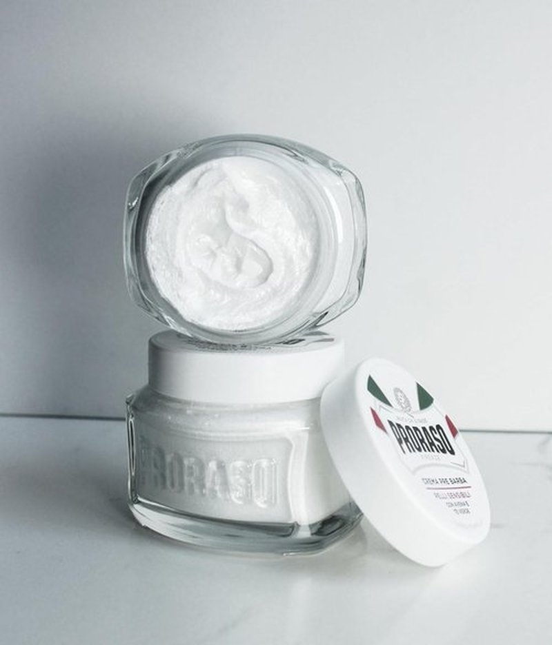 Proraso Pre Shave Conditioning Cream - Nourishing Oatmeal & Green Tea Formula for Sensitive Skin - 3.6oz