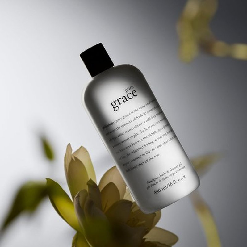 Philosophy Pure Grace Shower Gel & Bubble Bath - Luxurious 16 oz Cleansing Formula