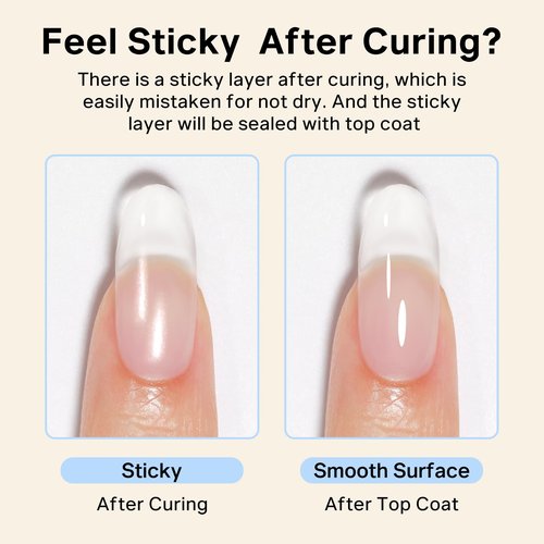 MIZHSE Builder Gel for Nails, 2Pcs 15mL Clear Hard Builder Gel for Nail Thickening Tip Design Rhinestone Glue U V LED Extension for Nail Art Design