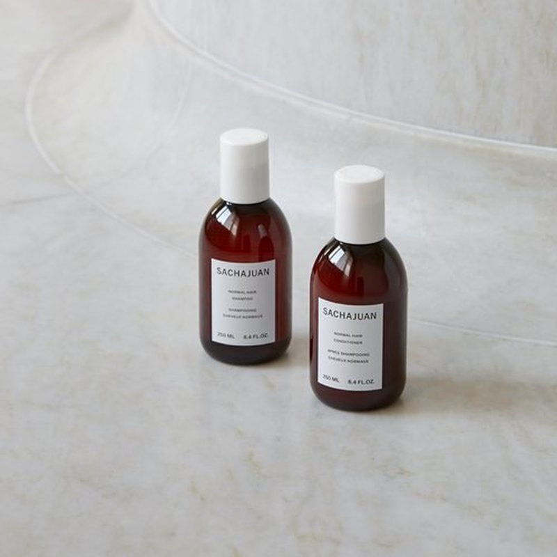 SACHAJUAN Normal Hair Shampoo and Conditioner Set | Ocean Silk Technology for Everyday Cleansing, Volume & Shine | Lightweight Hydration & Detangling | Vegan & Paraben-Free | Pack of 2 (8.4 oz)