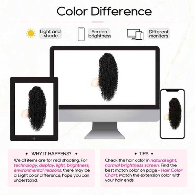 REECHO Ponytail Extension - 26" Long Curly 2-in-1 Claw Clip & Drawstring Ponytail Hair Extensions 100% Super Protein Pony Tail Hairpieces for Women - Jet Black