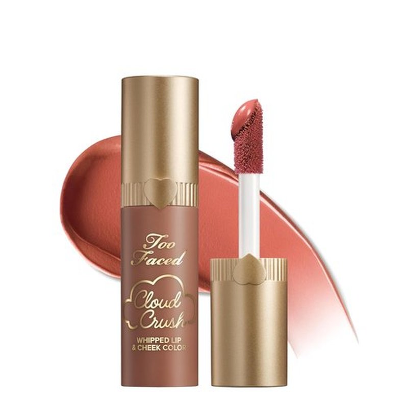 Too Faced Cloud Crush Whipped Lip & Cheek | Creamy Multi-Use Formula with Hyaluronic Oil for Long-Lasting Flush