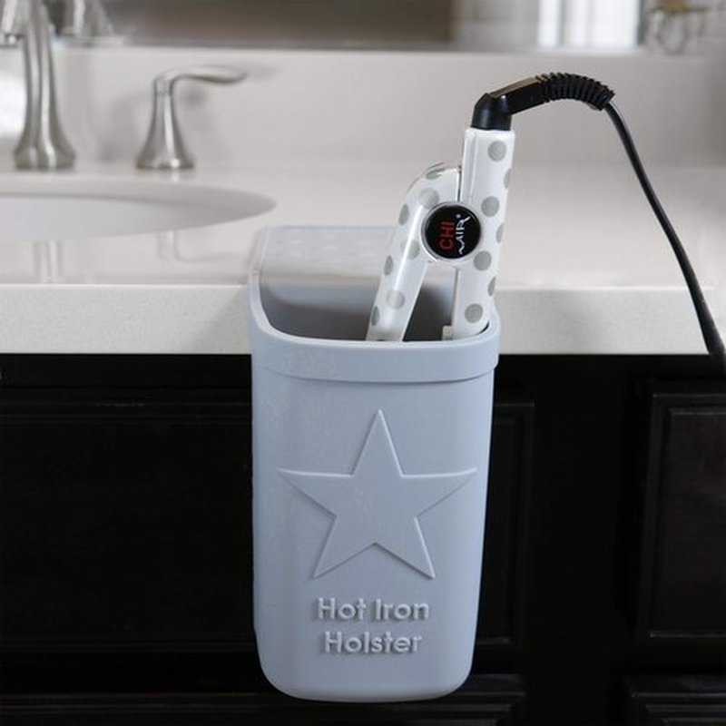 Hot Iron Holster - Adhesive-Free Silicone Storage Pocket for Travel | Heat Resistant to 500°F