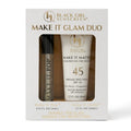 BLACK GIRL SUNSCREEN Make It Matte Spf 45 & Make It Pop Sungloss - Sun Protection For Face & Skin, Spf 50 Lip Gloss, Travel Size, Wear Under Makeup, No White Cast For Melanin Rich Skin - 2 Pack