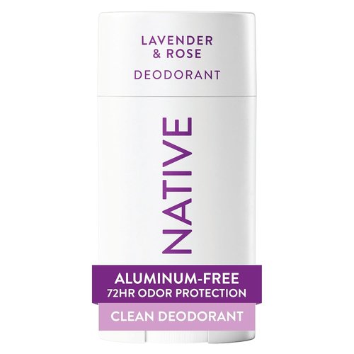 Native Deodorant - Aluminum-Free Lavender & Rose | 72-Hour Odor Control for Men & Women - 2.65oz