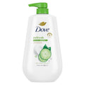 Dove Body Wash - Refreshing Cucumber & Green Tea Formula | 24-Hour Moisturizing Cleanser, 30.6 oz