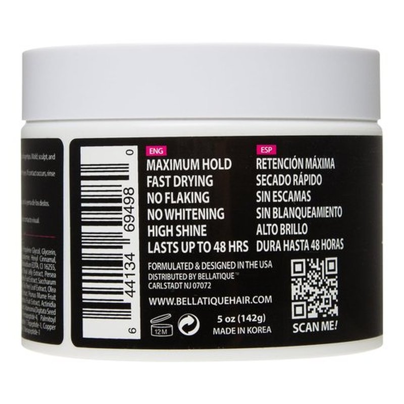 PINK LEMON Braiding Gel (5 oz) - Maximum Hold, No Flaking, Long Lasting Hold, High Shine. For Micro, Inter, Dread, Faux, Loc, Twist, Braid, Edge.