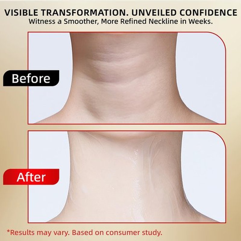 Redcool Neck Firming Cream - Retinol, Collagen & Hyaluronic Acid Neck Cream, Anti-Aging, Firming, for Neck & Décolleté - 1.76 fl.oz
