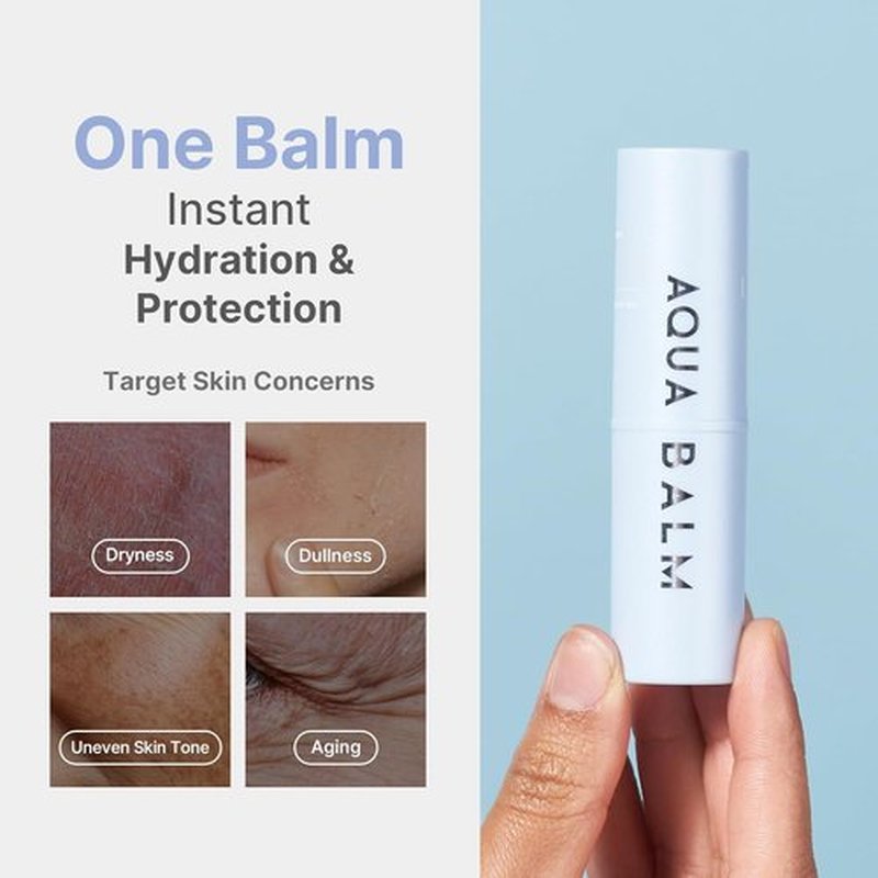 KAHI Aqua Balm Stick - Lightweight Korean Sun Stick & Eye Treatment Balm for Deep Hydration