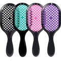 Skiennix Detangling Brush - 4 Pack Gentle & Effective Hair Detangler for Wet or Dry Hair | Ultra-Light & Ventilated (Pink, Purple, Green, Black)