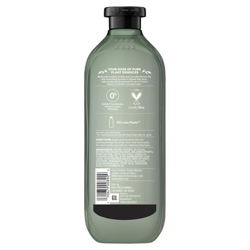 Herbal Essences Pure Grapeseed Color Nurture Sulfate Free Conditioner, 13.5 fl oz, Hair Protection and Color Nourishment