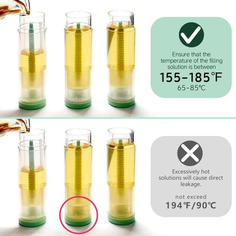 JuLand 50 Pack Empty Lip Balm Containers Bulk 5.5ml - Clear Twist-Up Tubes with Pink Caps, Refillable Chapstick Tube for DIY Lip Balm Making
