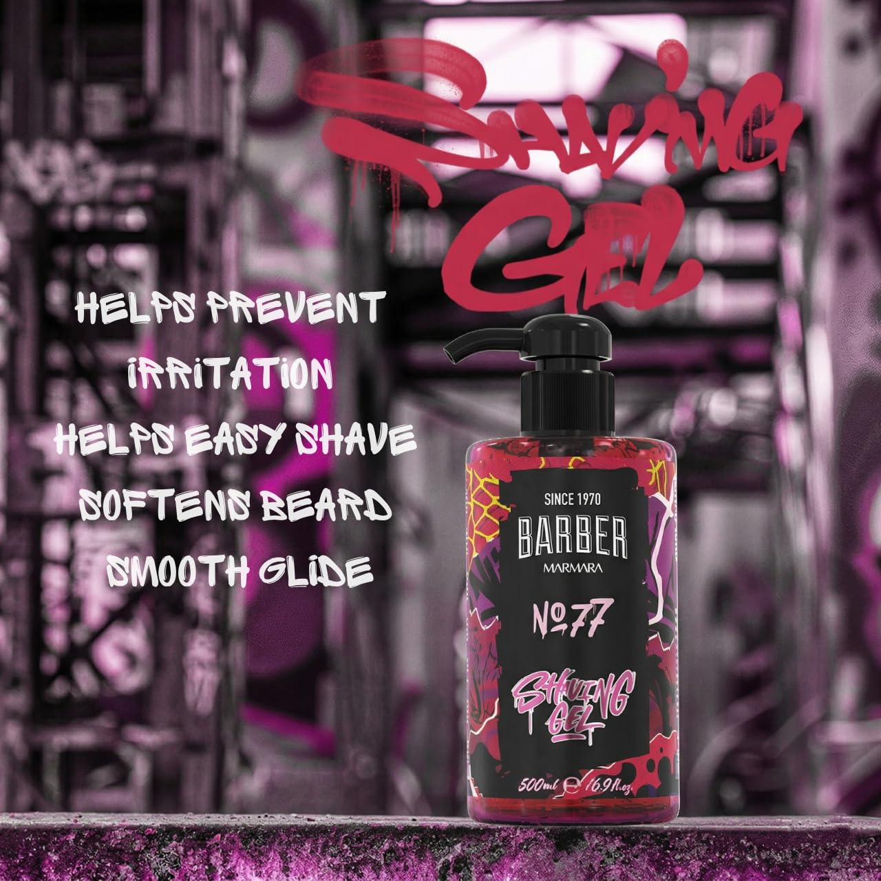 Barber Marmara Shaving Gel Series (500 ml, 77)
