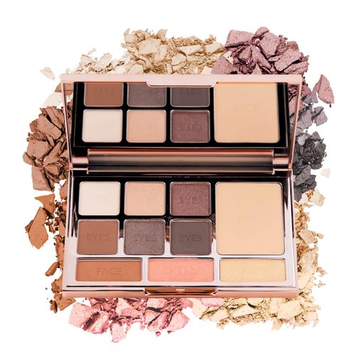 LUMINESS Face Time Essentials Face Palette - Includes Bronzer, Blush, Highlighter, Face Powder and 6 Eyeshadows - Highly Pigmented, Long-Wearing Makeup Palette - Silky Smooth, Easy to Blend