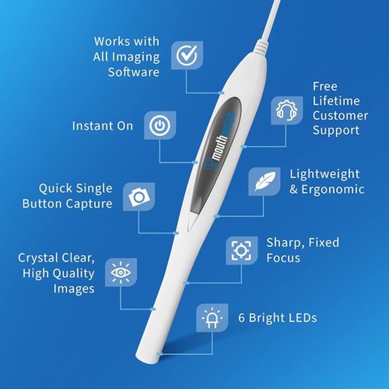 Intraoral Camera - Crystal Clear Images | Easy Single Button Operation, Lightweight & Ergonomic Design