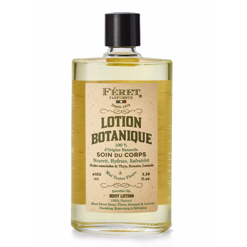 Feret Parfumeur Botanical Body Oil – Multi-Purpose Nourishing Dry Oil for Body, Hair & Beard – Infused with Lavender, Rosemary, Thyme & Hydrating Honey – Made in France, 100ml