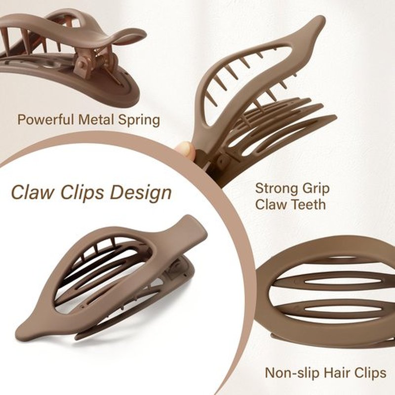 CWJCYTNSN 8 Pcs Cute Hair Clips for Women Sturdy French Flat Hair Clips for Thick Hair No Slip Large Hair Bows Clips for Girls Back to School Gifts