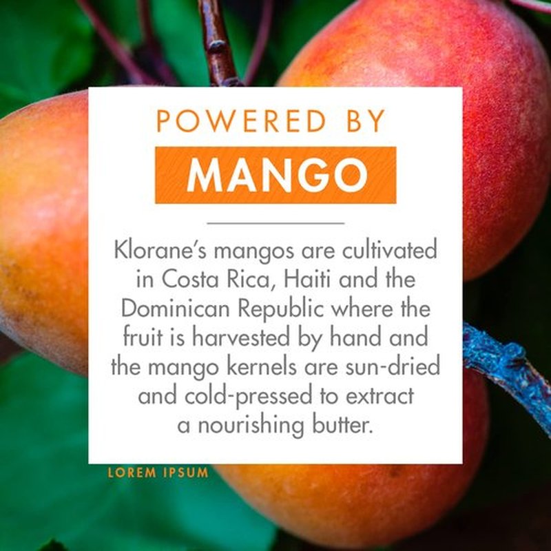 Klorane Nourishing Shampoo Bar - Mango Infused, 2.8 Oz for Hydrated & Healthy Hair