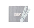 IBI 80 Premium Jumbo Zebra Cushion File | Grit 80/80 | Washable & Disinfectable Nail File for Professionals (50)