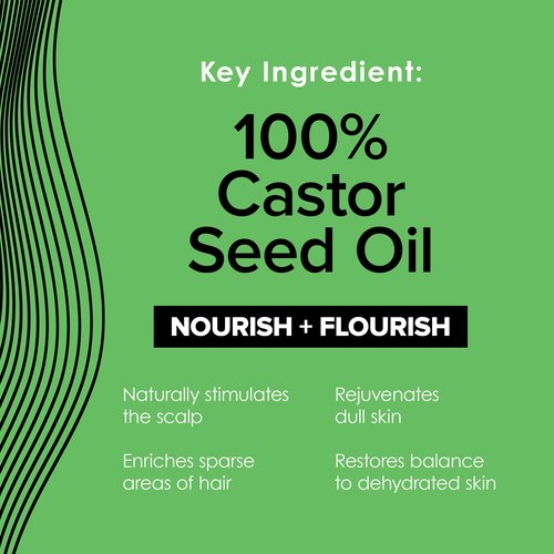 True+Real 100% Pure Castor Oil – Cold-pressed, Hexane Free, Unrefined, Premium USP Castor Oil, 1 Gallon