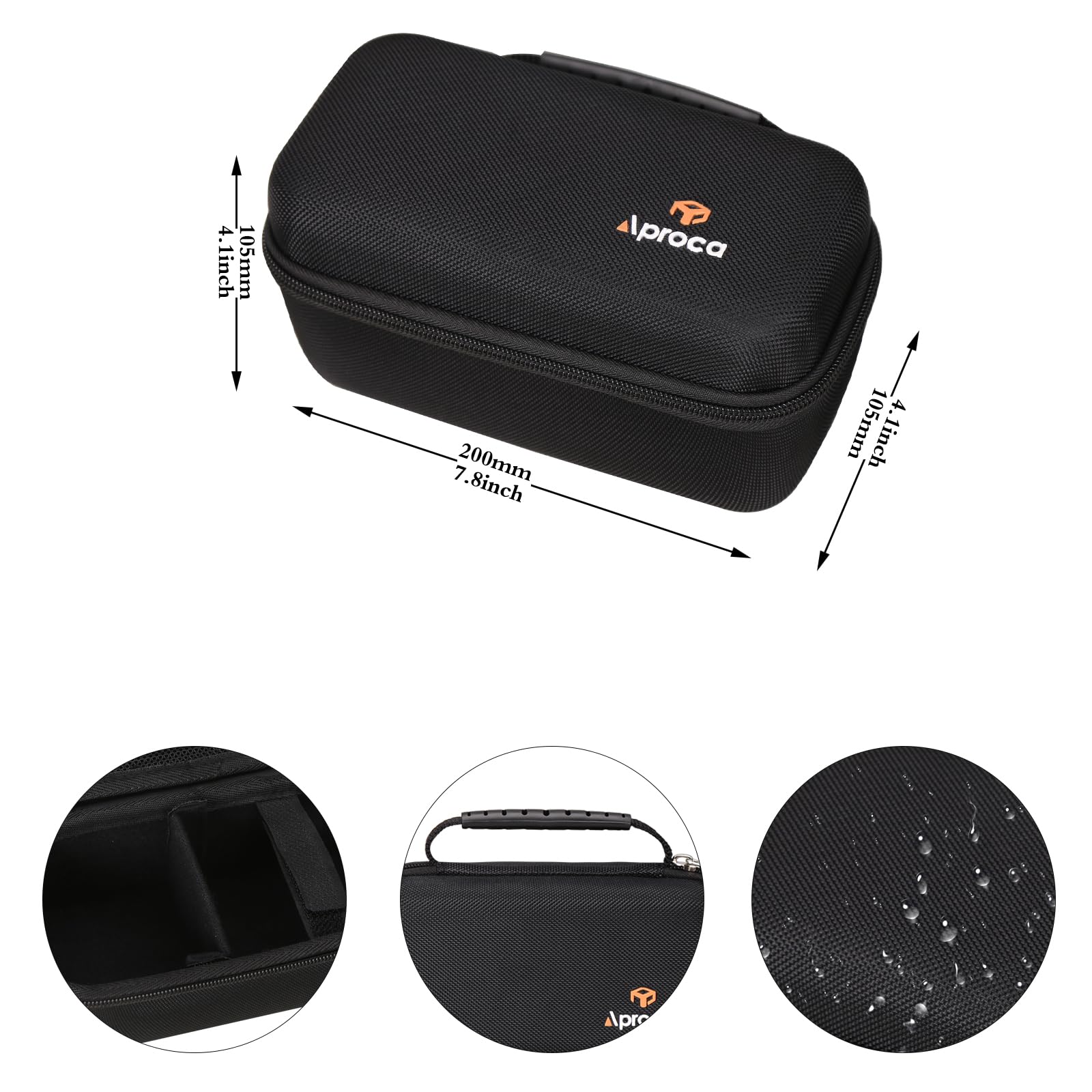 Aproca Case Compatible with Remington HC4250 Shortcut Pro Self-Haircut Trimmer Kit, Portable Storage Bag for Accessories (Case Only)