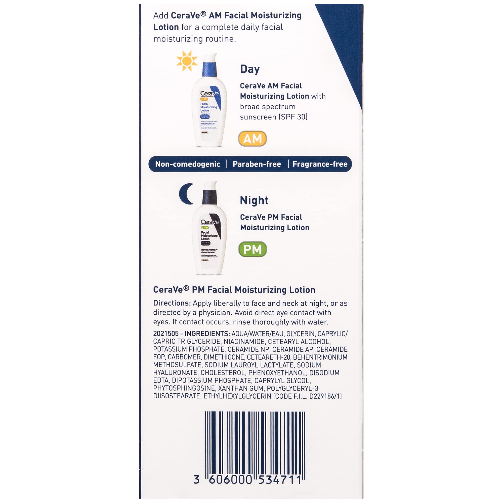 CeraVe Facial Moisturizing Lotion PM Spf#30 2 Ounce (60ml)
