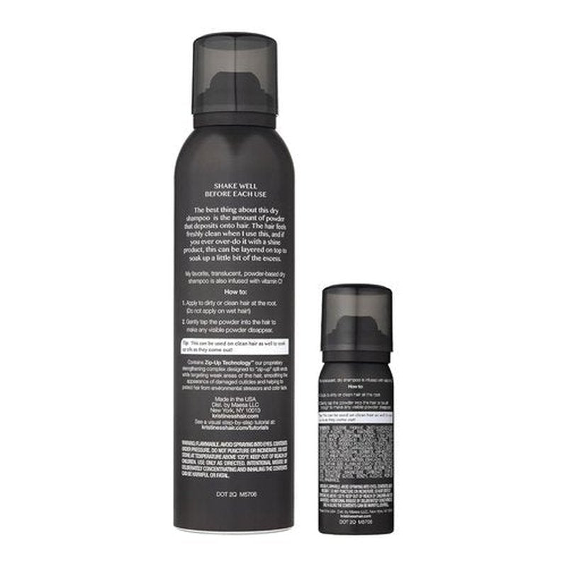 Kristin Ess Dry Shampoo Spray - 2-in-1 Home & Travel Size for Oily Hair | Absorbs Oil, Adds Volume, Fresh Pear Fragrance